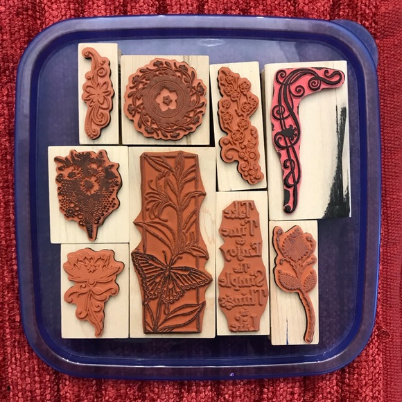 Collection of 12 Rubber Stamps - Picture 2 of 9